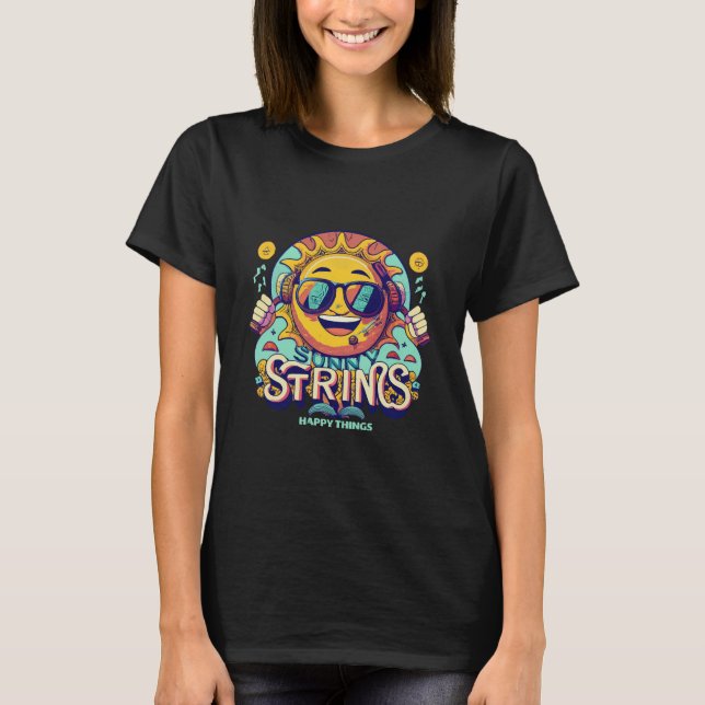 Camiseta sol do hip hop (Frente)