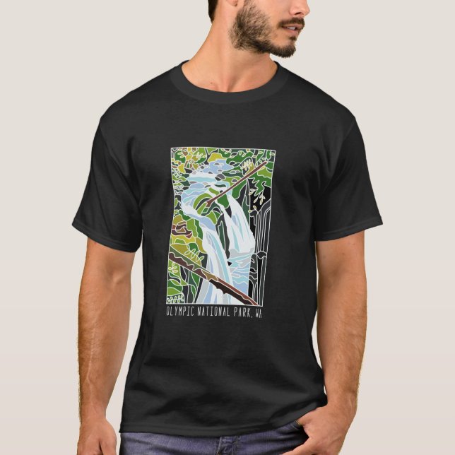 Camiseta Sol Duc Falls of Olimpiadas National Park Long Sle (Frente)