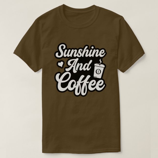 Camiseta Sol e café01 (Frente do Design)