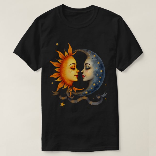 Camiseta Sol e Lua (Frente do Design)