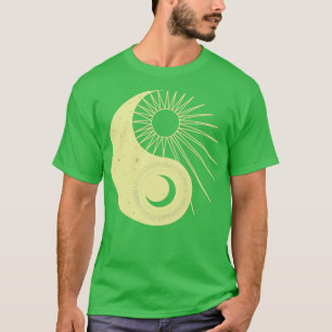 Camiseta Sol e Lua como Yin Yang Alchemy