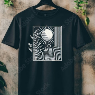 Camiseta Sol e ondas