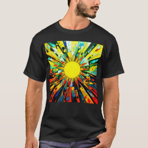 Camiseta Sol em Abstrato 910