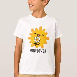 Camiseta Sol Engraçado De Girassol E Lâmina