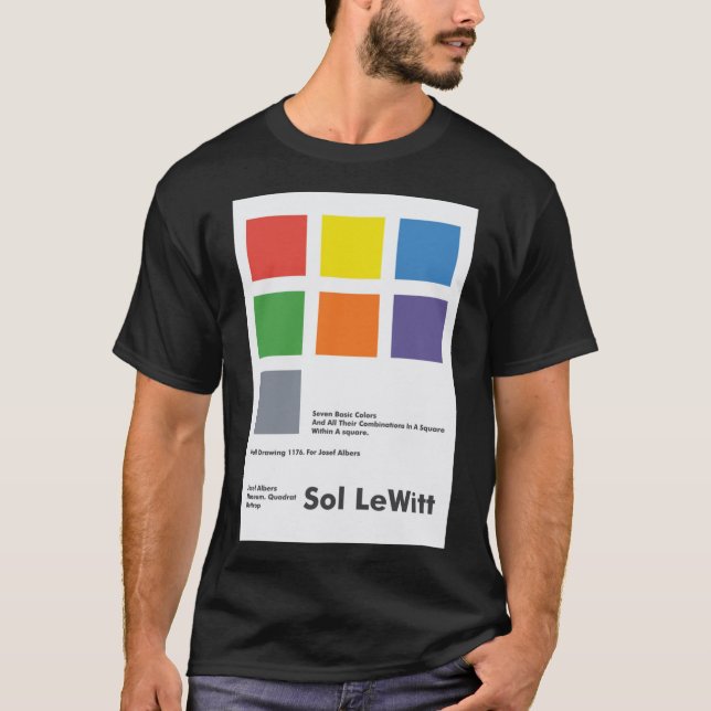 Camiseta Sol Lewitt For Josef Albers Classic T-Shirt (Frente)