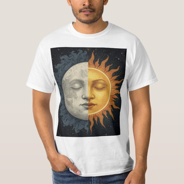 Camiseta sol lua (Frente)