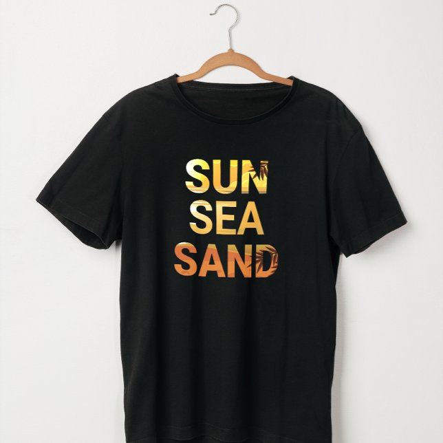 Camiseta SOL, MAR, AREIA | T-Shirt de Verão (sun sea sand )