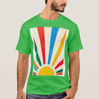 Camiseta Sol minimalista 1