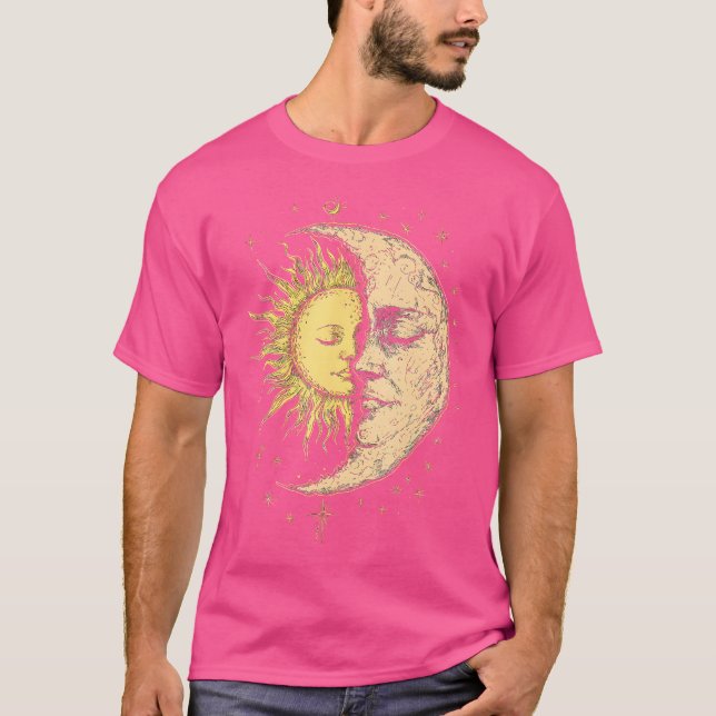Camiseta Sol Místico E Vin Celestial Da Lua (Frente)