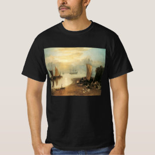 Camiseta Sol Nascente Através do Vapor por Joseph Turner