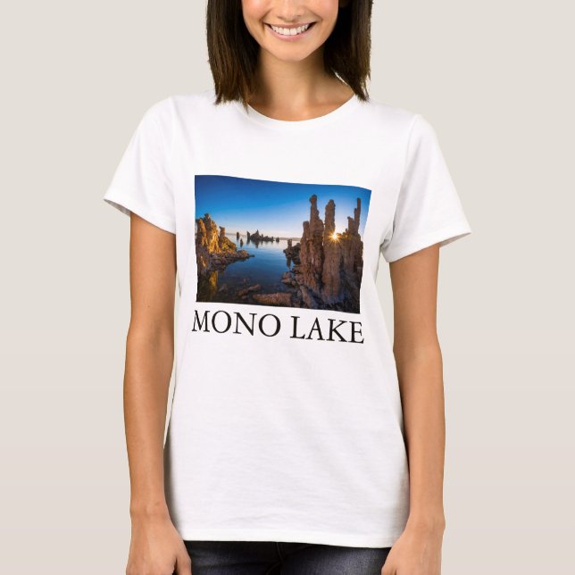 Camiseta Sol no lago Mono, Califórnia (Frente)