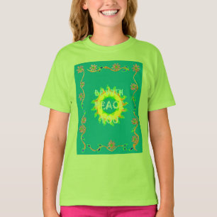 Camiseta Sol Radiante: A Paz Esteja Convosco Impressão Insp