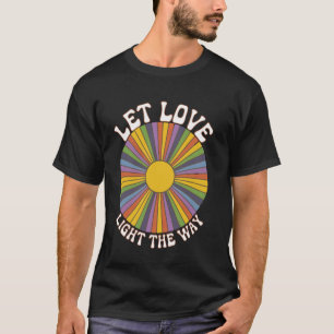 Camiseta Sol Radiante Com Raios de Arco-íris