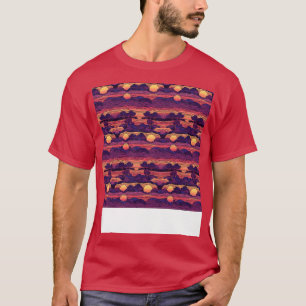 Camiseta Sol sem brilho Padrão Sol céu leve Sol luz solar