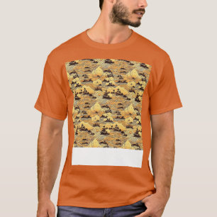 Camiseta Sol sem brilho Padrão Sol céu leve Sol luz solar