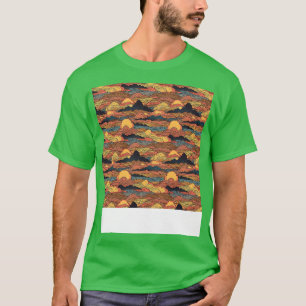 Camiseta Sol sem brilho Padrão Sol céu leve Sol luz solar