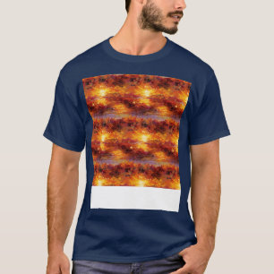 Camiseta Sol sem brilho Padrão Sol céu leve Sol luz solar