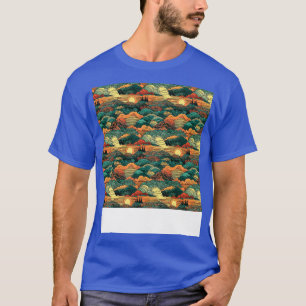 Camiseta Sol sem brilho Padrão Sol céu leve Sol luz solar
