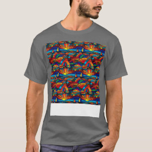 Camiseta Sol sem brilho Padrão Sol céu leve Sol luz solar
