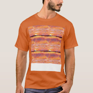 Camiseta Sol sem brilho Padrão Sol céu leve Sol luz solar
