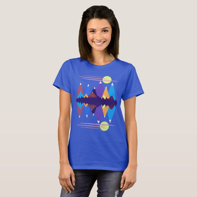 Camiseta Sol Sobre As Montanhas #1 (Frente Completa)