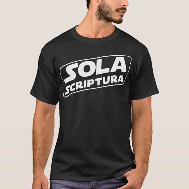 Camiseta Sola Scriptura Reformada Teologia  (Frente)