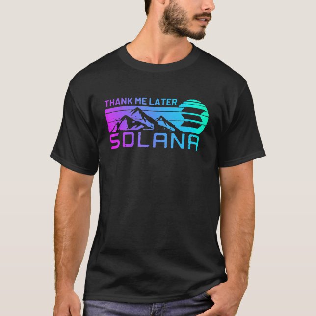 Camiseta Solana Crypto Moin For Sol Cryptocurrency Coin Def (Frente)