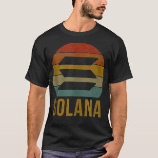 Camiseta Solana SOL Vintage Crypto Cryptocurrency HODL 