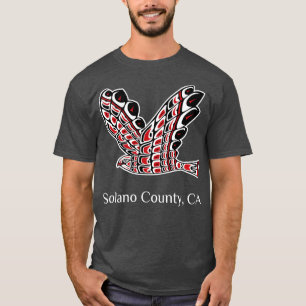 Camiseta Solano County Redail Hawk Native American Bird o