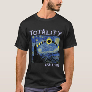 Camiseta Solar Eclipse 2024 Art Totality April 8 Men Women