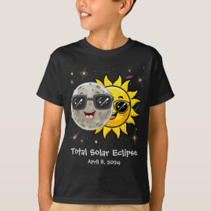 Camiseta Solar Eclipse 2024 Cute Solar Eclipse Kids Boys Gi