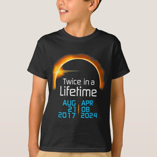 Camiseta Solar Eclipse 2024 Cute Solar Eclipse Kids Toddler (Frente)