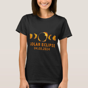 Camiseta Solar Eclipse 2024 Cute Solar Eclipse Kids Toddler