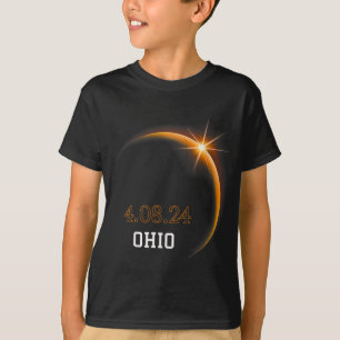 Camiseta Solar Eclipse 2024 Ohio Totality Primavera 4.08.24