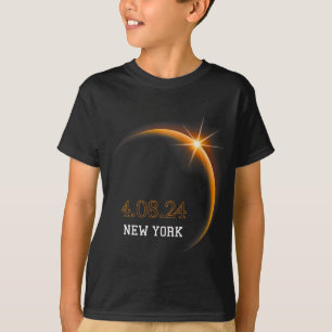 Camiseta Solar Eclipse 2024 Primavera de Totalidade de Nova