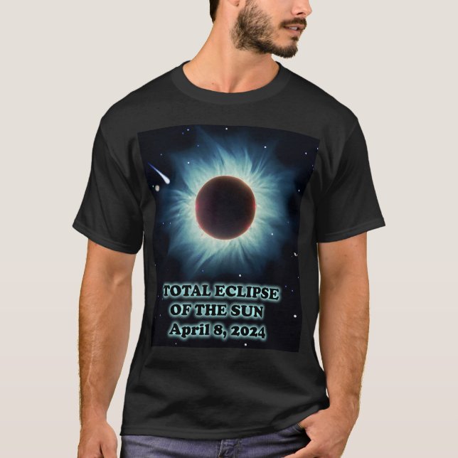 Camiseta Solar Eclipse 2024 Unisex T-Shirt (Frente)