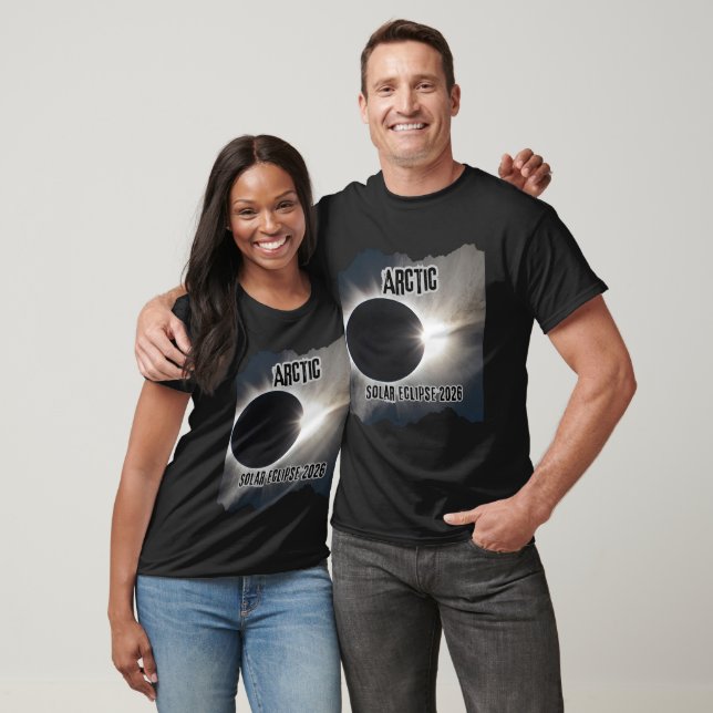 Camiseta Solar Eclipse 2026 Arctic (Unissex)