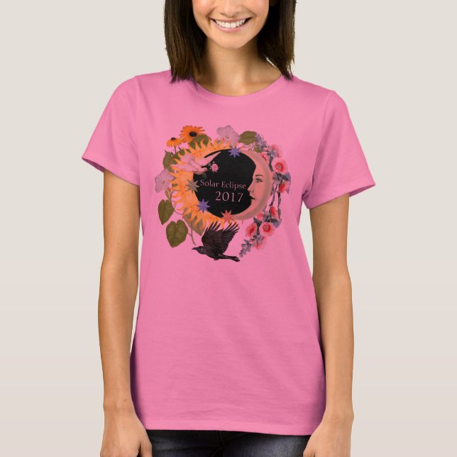 Camiseta Solar Eclipse TieDye TSirt - Franklin, NC (Frente)