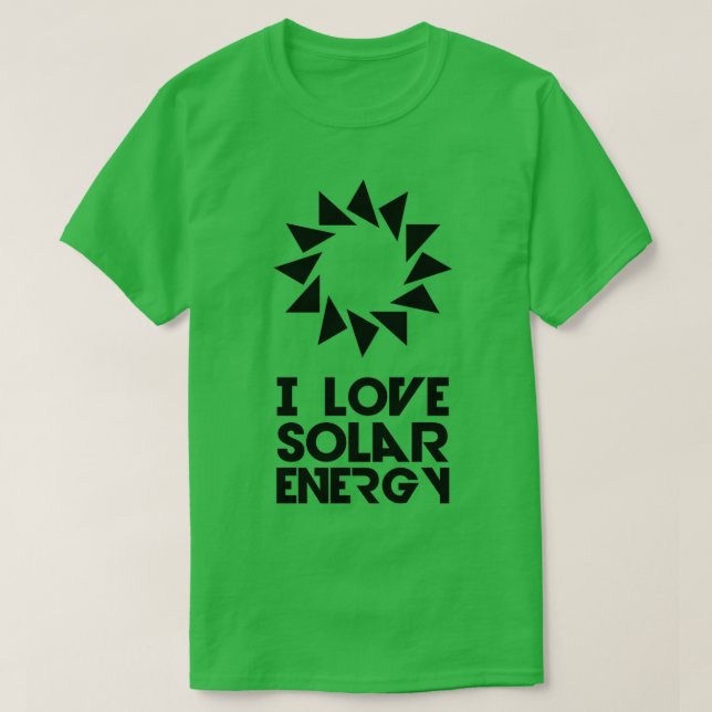 Camiseta solar power (Frente do Design)