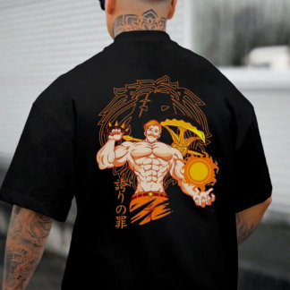 Camiseta 👑Solar Pride Warrior Tee – Lion’s Sun Form☀👑