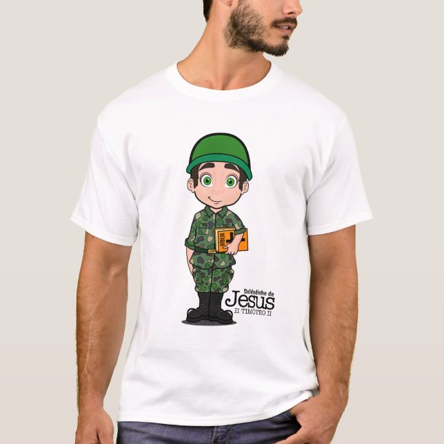 Camiseta Soldadinho de Jesus Cristo (Frente)
