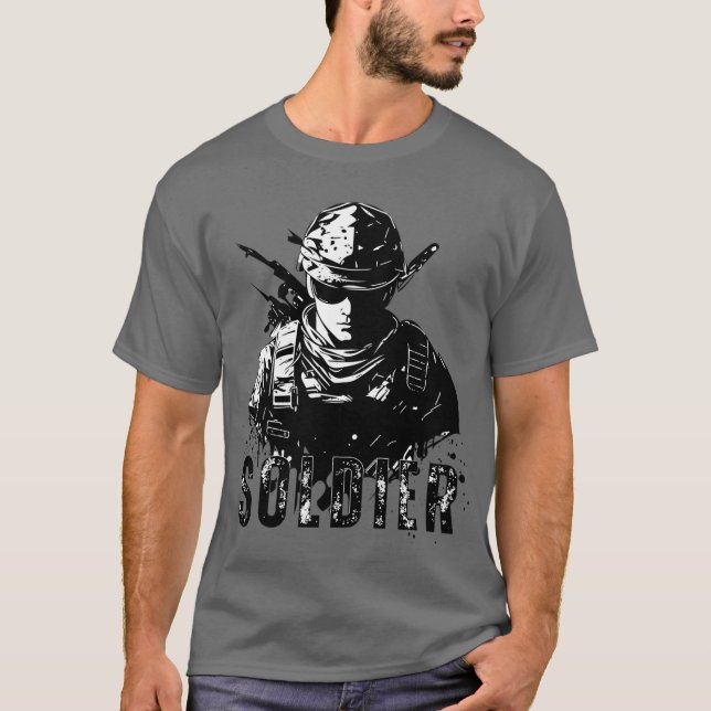 Camiseta soldado (Frente)