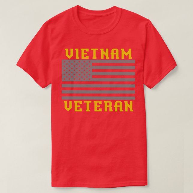 Camiseta Soldado Americano Orgulhoso Vietnã (Frente do Design)