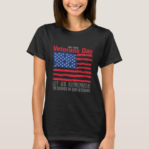 Camiseta Soldado aposentado Dia dos Veteranos Combate com B