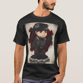 Camiseta Soldado Chibi Blindado Estilo COG