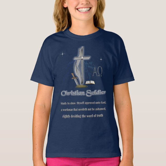 Camiseta Soldado Cristão (Frente)