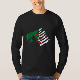 Camiseta Soldado da Argélia Saudação Veterano Patriota