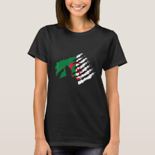 Camiseta Soldado da Argélia Saudação Veterano Patriota