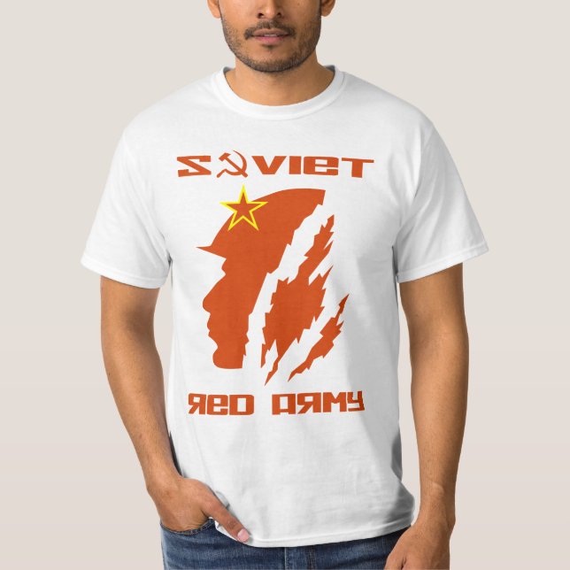 Camiseta Soldado de exército vermelho soviético (Frente)