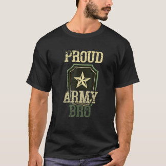 Camiseta Soldado do exército orgulhoso Irmão americano F